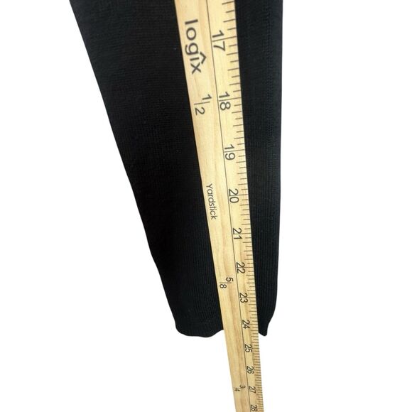 Burberry Brit Elbow Patch Cardigan Sweater Womens M Black Nova Check V Neck - Picture 9 of 14